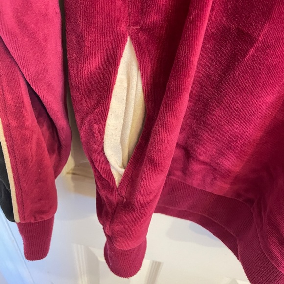 Urban Outfitters Velour half zip top - Picture 2 of 3